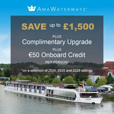AmaWaterways Save £1,500